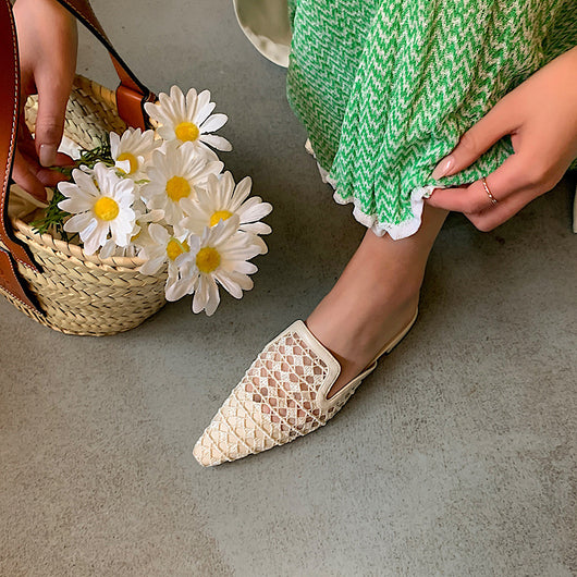 Zapatos Baotou Cómodos sin Talón - Calzado Casual Versátil - Image 9