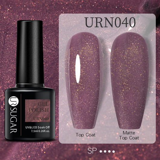 Esmalte de Uñas Gel Brillo Negro, Blanco y Rojo Efecto Mate - Image 14