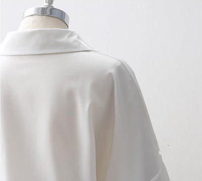 Camisa Suelta de Manga Larga Versátil en Poliéster - Image 8