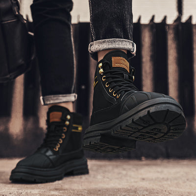 Botas Martin Altas Estilo Británico para Hombre - Image 4