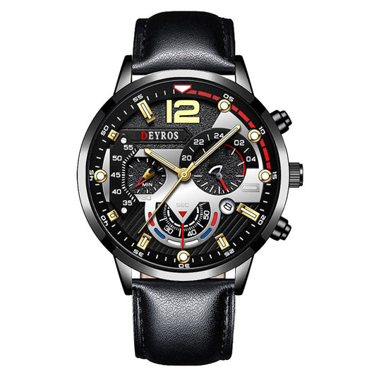 Reloj de Cuarzo Luminoso con Calendario y Cinturón de Moda - Image 6