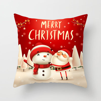 Funda de Almohada Navideña con Diseño de Muñeco de Nieve - Image 15