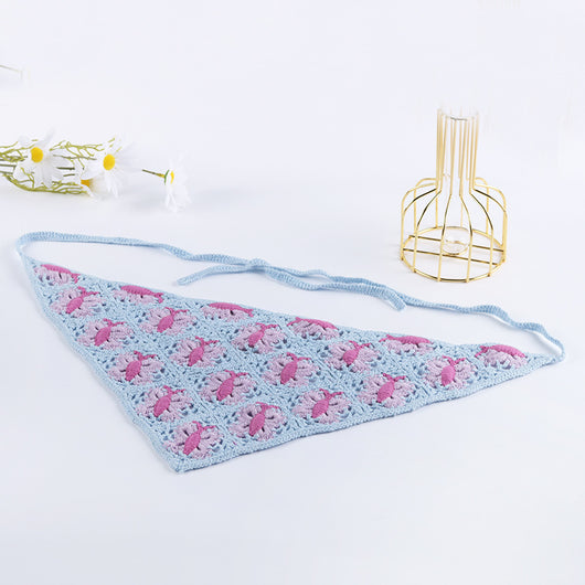 Turbante Trenzado de Crochet con Cierre Ajustable - Image 2