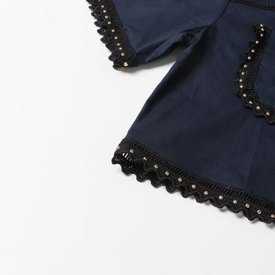 Conjunto Retro Dos Piezas Blusa Corta para Mujer - Image 13