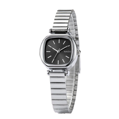 Reloj Cuadrado Elegante de Acero Inoxidable para Mujer - Image 5