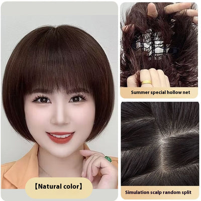 Peluca Bob Tejida a Mano con Cabello Natural Humano - Image 8