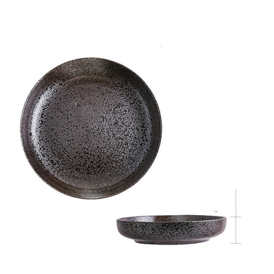 Plato Hondo Japonés de Cerámica Grande - Diseño Redondo Creativo - Image 9