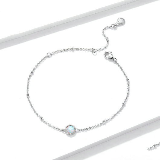 Pulsera de Ópalo Redondo Elegante y Versátil - Image 8