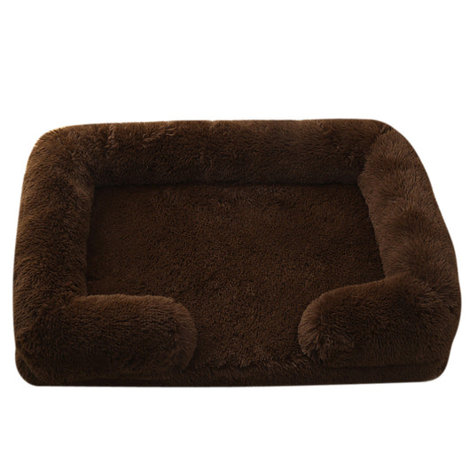 Cama Redonda Acolchada para Mascotas - Diseño Invierno - Image 9