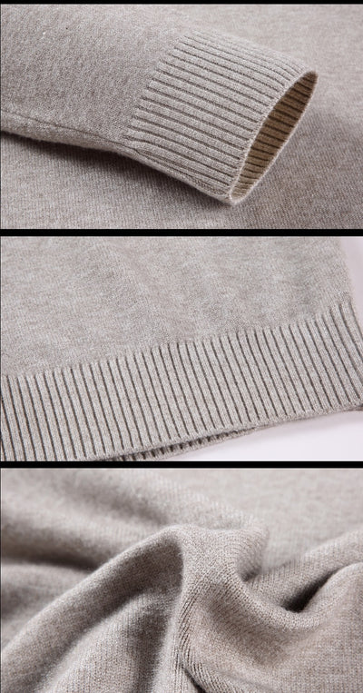 Suéter Cuello Alto Grueso Oversize Casual para Hombre - Image 19