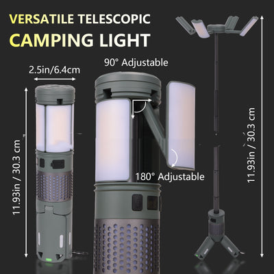 Linterna Camping Telescópica Recargable con Luz de Ambiente - Image 7