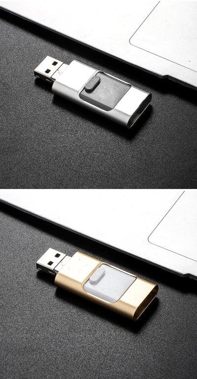 Pendrive Multifuncional 4 en 1 para Móvil - Metal Premium - Image 29