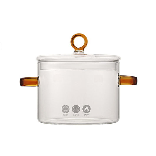 Tetera de Vidrio Borosilicato Doble Asa para Cocina - Image 5