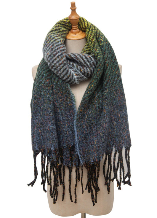 Chal Degradado con Borlas para Mujer - Estilo Europeo y Americano - Image 17
