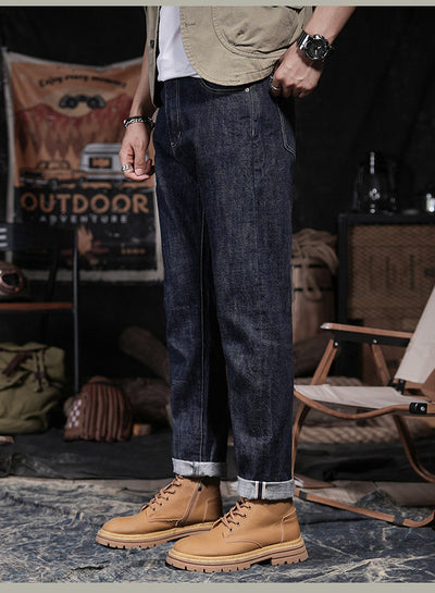 Pantalones Vaqueros Slim Rectos Clásicos para Hombre - Image 9