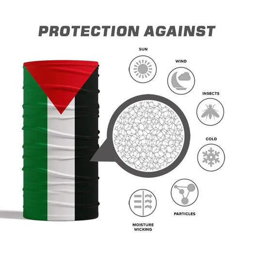 Pañuelo Multifunción con Protección Solar para Ciclismo y Deportes - Image 4