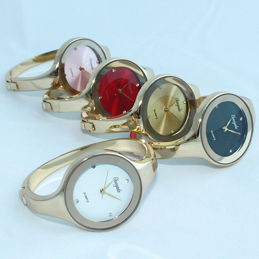 Reloj de Pulsera Casual para Mujer en Acero Inoxidable con Movimiento de Cuarzo
