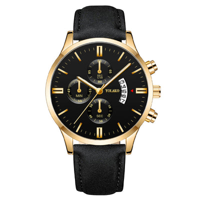 Reloj de Pulsera Cuarzo para Hombre con Tres Esferas y Seis Agujas - Image 7