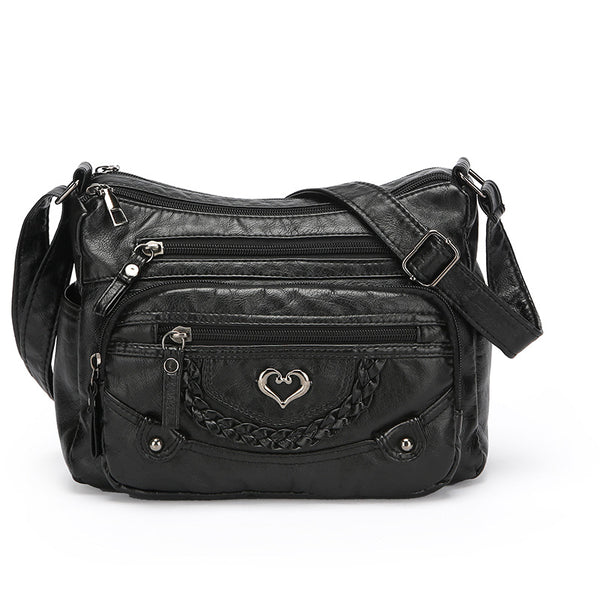 Bolso Mensajero Mujer Grande Multi-bolsillos Capacidad Premium - Image 6