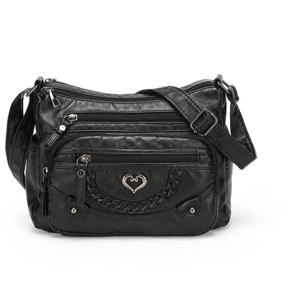 Bolso Mensajero Mujer Grande Multi-bolsillos Capacidad Premium - Image 6