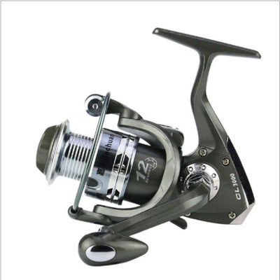 Carrete de Pesca 12 Ejes con Refuerzo Metálico para Caña Telescópica - Image 2