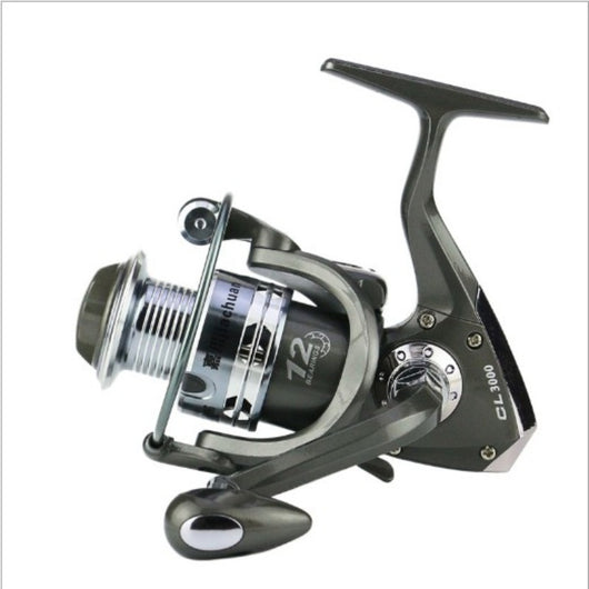 Carrete de Pesca 12 Ejes con Refuerzo Metálico para Caña Telescópica - Image 2
