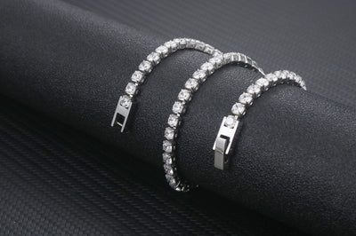 Reloj Pulsera Unisex Acero Inoxidable con Diamantes Incrustados - Image 8