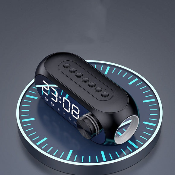 Reloj Despertador Portátil con Sonido Extra Grave