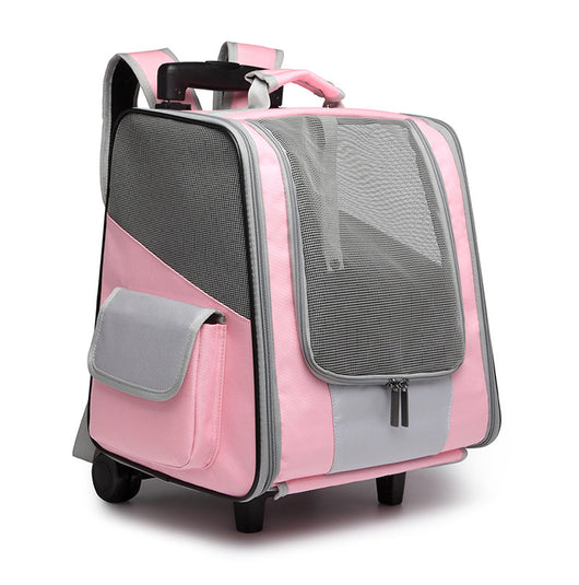 Mochila Transportadora Respirable para Mascotas con Ruedas - Image 14