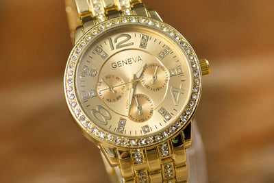 Reloj de Moda Geneva con Diamantes en Aleación - Image 8