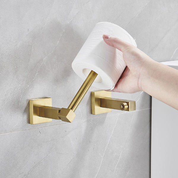 Soporte de Pared para Papel Higiénico en Acero Inoxidable