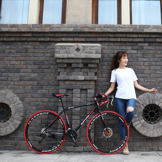 Bicicleta de Ruta Aluminio 21 Velocidades con Frenos de Disco Doble - Image 12