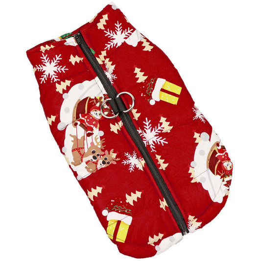 Chaleco Térmico de Algodón para Perros - Abrigo Navideño - Image 2
