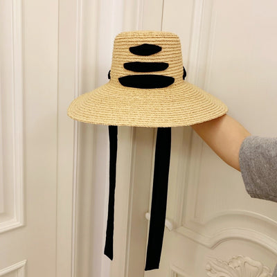 Sombrero de Rafia Xiaoxiangfeng para Playa y Vacaciones - Image 17