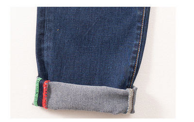 Pantalones Rectos Largos para Hombre con Detalles Deshilachados en Blanco - Image 12