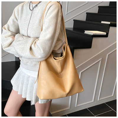 Bolso Tote de Hombro Leisure con Gran Capacidad y Textura - Image 34