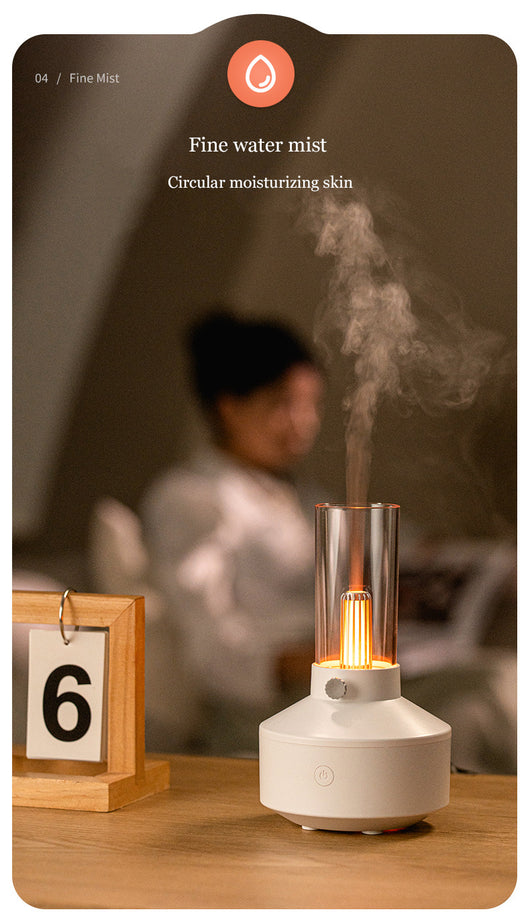 Humidificador Ultrasónico Retro 150ml con Luz Nocturna y Difusor de Aromas - Image 10