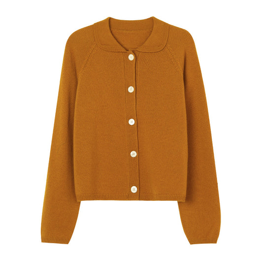 Cardigan Tejido Blanco Cuello Solapa Oversized - Image 20