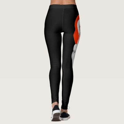 Leggings Atléticos Ajustados para Mujer Diseño de Santa - Image 3