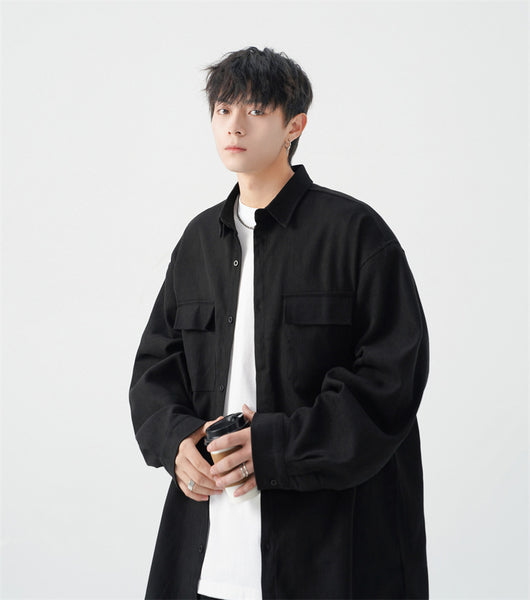 Camisa Jacket Casual Oversize para Hombre - Talla Grande - Image 20
