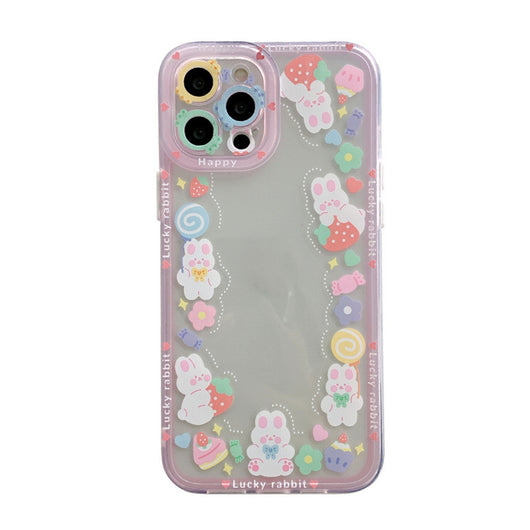 Funda para Celular con Diseño Adorable de Conejo y Oso Cartoon - Image 9