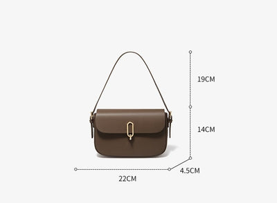 Bolsa Mensajero de Cuero Genuino Piel Vacuna Compartimentos Dobles - Image 28