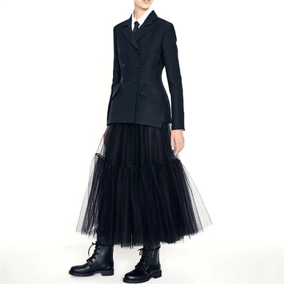 Falda Tutú Voluminosa de Tul - Diseño Elegante en Colores Sólidos - Image 10