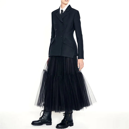 Falda Tutú Voluminosa de Tul - Diseño Elegante en Colores Sólidos - Image 10