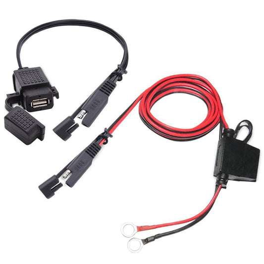 Adaptador USB para Moto - Cargador SAE a Smartphone y GPS