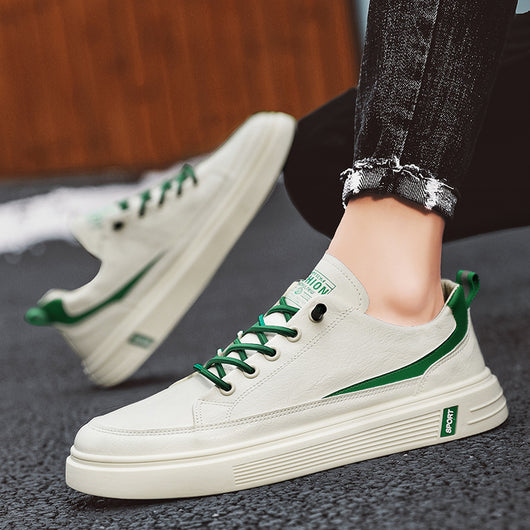 Tenis Casuales de Cuero para Hombre Primavera y Otoño - Image 3