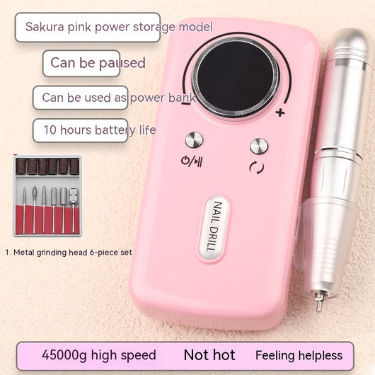 Removedor de Esmalte Eléctrico Profesional Japonés con Pulidor de Uñas - Image 7
