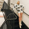 Traje de Lana para Mujer con Estampado Floral - Elegancia Casual