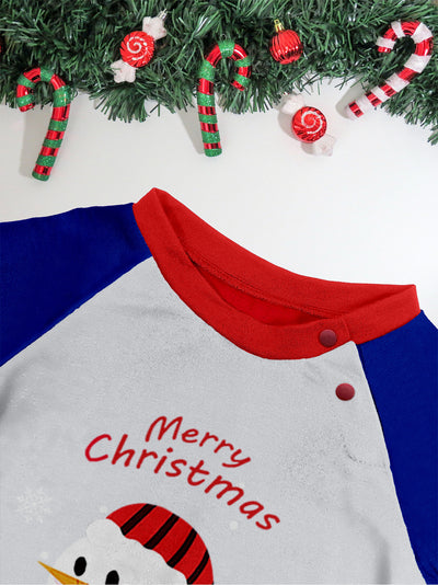 Pijamas Navideños Familiares a Juego con Diseño de Muñeco de Nieve - Image 10