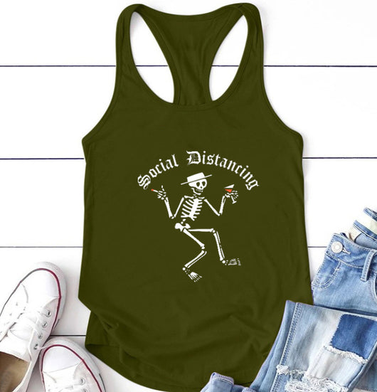 Chaleco Estampado de Distanciamiento Social para Mujer - Diseño Europeo y Americano - Image 12